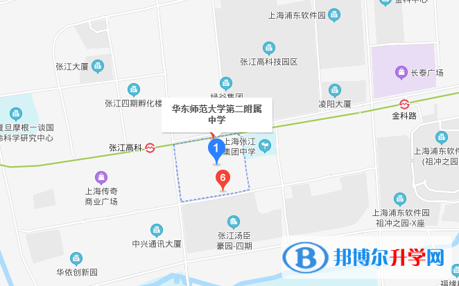 華東師范大學第二附屬中學國際部紫竹校區地址在哪里