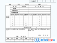 自貢2021年中考報(bào)考志愿表