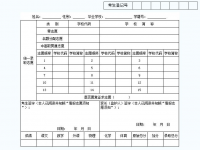 巴中2022年中考志愿填報表